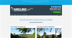 Desktop Screenshot of anglinglines.com